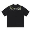 Camiseta Moderna de Manga Corta, Versátil Estilo Nuevo, Harajuku Literario, Nueva Chinoiserie, Escote Simple, Guirnalda, Estampado Bordado, Sin Marca