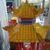 Suministros Funerarios Zhengge, Suministros para Memoriales de Aniversario, Pabellón de Cartón Corrugado tipo Palacio, Suministros Blancos, Se Puede Equipar con Ensamblaje Rápido