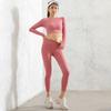 Roupas de Yoga com Efeito Bumbum de Pêssego para Mulheres, Roupas Esportivas de Corrida e Academia Profissionais de Alta Qualidade, Secagem Rápida, Tecido Lycra Fino para Levantar o Bumbum