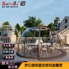 Net red pc starry sky house outdoor sun room mobile transparent glass house tent restaurant bubble house perfect