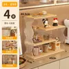 Organizador de vasos de agua para escritorio, portavasos pequeño para escritorios de oficina, estante de exhibición de varias capas para tazas de café y tazas de té en mesas de comedor