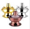 Directo de fábrica grueso acero inoxidable madera carbón fuego caldera olla caliente tradicional olla salvaje campo olla caliente carbón olla caliente