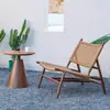 Juego de Mesa y Sillas, Sofá Individual para Balcón, Sillón Perezoso para Uso Doméstico, Silla Tejida de Ratán para Casas de Huéspedes, Jardín Exterior, Sofá Perezoso al Aire Libre