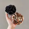 Goma elástica para el pelo de niños color lata encaje goma elástica para niñas banda elástica alta para el pelo cuerda para la cabeza de bebé