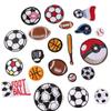 Según el bordado, pegatinas de tela bordadas, bordado por computadora, capítulo, exquisito fútbol, baloncesto, todo tipo de pelota, deportes, ropa, decoración, parche