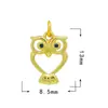 Oferta Especial Pequeño Colgante Accesorios de Joyería Colgante Micro-pavimentado de Circonita Accesorios para Collar Colgante Galvanizado con Oro Real de 18K