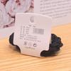 Estilo de lujo ligero estilo coreano accesorios para el cabello alta elasticidad 2 tarjetas cuerda para la cabeza elegante bola de diamante cuerda para el cabello tejida anillo para el cabello sin costuras