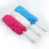 Venta caliente transfronteriza microfibra nuevo mango plumero para polvo limpieza del hogar buen ayudante plumero de plumas suaves