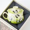 Taza de té Zhi Xiong Xi Hui, un juego de té kung fu de alta gama para uso personal, taza de té de oficina con separación de té y agua
