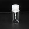 Botella de agua desmaquillante, prensa para quitar uñas, botella de agua, subbotella cosmética, botella cosmética transparente