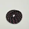 Abastecimento Transfronteiriço Cadarços de Sapato Bicolor de Poliéster-Algodão 5mm, Alta Resistência e Resistência ao Desgaste, Design Clássico de Costura, Novo Esquema de Cores da Marca Miu