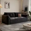 Sofá-Cama Extensível Branco Creme, Três Lugares, Grande Capacidade, Adequado para Salas de Estar Pequenas e Quartos de Hóspedes, Sofá de Tecido Multifuncional