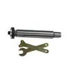 Bloco de Rolamento Serra de Mesa Furadeira Marcenaria Torno Rotativo DIY Não Motorizado Madeira Redonda Máquina de Contas de Oração Eixo de Corte Mandril