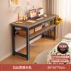 Escritorio Doble Largo Estudiante Hogar Dormitorio Aprendizaje Escritura Casa de Alquiler Mesa de Computadora Rectangular Mesa Estrecha de Pared