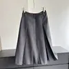 Colección Otoño 2026 Falda Traje Plisada Línea A Adelgazante Elegante Gruesa Venta al por Mayor H16CQ3223