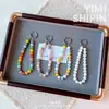 Dulce Dopamina Perla Con Cuentas Cadena para Teléfono Bolso Colgante Accesorios Llavero de Coche Decoración Pequeño Regalo Venta al por Mayor