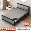 Cama plegable individual de hierro cama tesoro cama para siesta adulto oficina en casa habitación de alquiler cama simple cama para pausa del almuerzo cama plegable