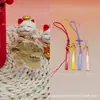 Pingente de Urso em Ouro Puro 999 com Design "Te Amo por Dez Mil Anos", Série Borla, Cordão, Promoção para Transmissão ao Vivo no Tiktok