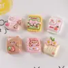Coelhinho Fofo Livro DIY Pequenos Enfeites Acessórios de Cola de Creme Acessórios para Presilha de Cabelo Crocs Charms Resina Acessórios Decorativos Atacado