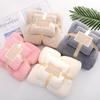 Juego de Toalla y Toalla de Baño con Patrón de Piña al Por Mayor, Suave, Absorbente, Juego de Toallas de Felpa Coral Espesada para Padres e Hijos, Regalo Promocional para Uso Doméstico