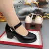 Zapatos de tela Qipao modelo zapatos de vestir mujer 2026 otoño nuevo suela blanda antideslizante suela gruesa para bailar tacones altos zapatos de baile tibetano