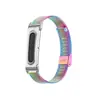 Adecuado para Google Fitbit Air, marco de reloj de metal de lujo con hebilla de malla de acero, correa de metal para reloj Google multicolor
