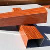Tubos Cuadrados de Aluminio con Impresión por Transferencia de Madera, Tubos Cuadrados Cóncavo-Convexos de Fabricantes con Especificaciones Completas, Tubos Cuadrados de Aluminio para Fachadas de Muros Cortina Exteriores, Proyectos de Decoración Industrial