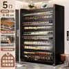 Gabinete de Zapatos de Acero para Entrada del Hogar, Zapatero Multicapa a Prueba de Polvo e Impermeable, Gabinete de Almacenamiento Integrado Montado en la Pared, Gabinete de Almacenamiento Pintado