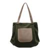 Bolso Casual de Gran Capacidad para Mujer 2024 Otoño e Invierno Nuevo Simple Combinable para Viaje Ligero Bolso Tote de Hombro para Viajero