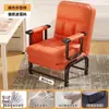 Sillón reclinable plegable para siesta de una persona, sofá cama silla para oficina, cama y silla de doble propósito, silla tres en uno para sentarse, reclinarse y dormir