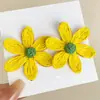 Pendientes Flor de Primavera Dopamina Pendientes Femeninos de Diseño de Nicho Sentido 2025 Nuevo Estilo Caliente Estilo Festivo Pendientes Exagerados