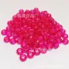 Contas Acrílicas Cilíndricas de 8mm e 9mm em Cores Sólidas, Cores Puras, Galvanizadas, Transparentes, que Brilham no Escuro, Cores UV e Muitas Outras Cores