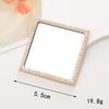 Nuevo amor espejo diy funda de teléfono accesorios de joyería diamante ovalado espejo de maquillaje funda de teléfono espejo de belleza material