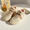 Zapatos de Algodón Retro de Caña Alta Zapatos de Entrenamiento Moral con Forro Polar para Mujer 2023 Invierno Nuevas Zapatillas de Suela Gruesa de Moda Versátiles G1260