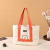 Bolsa de Lona Logo Personalizado Bolso Universal Bolsa de Algodón en Blanco Bolsa de Lona Publicitaria Personalizada Bolsa Promocional Ecológica