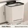 Lixeira de Banheiro para Uso Doméstico, Grande Capacidade, Montada na Parede com Tampa, Adequada para Cozinha, Sala de Estar, Quarto, Modelo Novo
