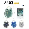Nuevo Reloj Despertador Metálico de Escritorio Silencioso y Simple con Alarma Sonora para Estudiantes para Levantarse Luz Nocturna Silenciosa Especial Reloj Despertador Ruidoso