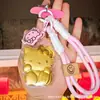 Cadena para Colgante de Celular Gato de la Suerte Oro Puro 999 Llavero de Gato de la Suerte de Dibujos Animados Colgante para Bolso para Mejor Amiga y Novia