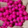 Cuentas sueltas de colores, manualidades DIY, cuentas de madera hechas a mano, 4-20 mm, cesta pequeña, cuentas redondas para niños, agujeros grandes, agujeros pequeños, venta al por mayor