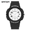 Reloj de Cuarzo Explosivo para Estudiantes Marca Sanda Moda Joker Simple Luminoso Especial para Examen