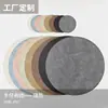 En stock Estilo Simple Europeo y Americano Transfronterizo Mezclilla Cuero de Doble Cara Doméstico Hotel Alfombrilla para Mesa de Comedor Occidental Decorativa Aislamiento Térmico Posavasos para Mesa de Comedor