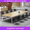 Escritorio de oficina, mesa de conferencias, mesa larga, sencilla y moderna, mesa de capacitación para sala de conferencias, mesa larga, mesa grande, combinación de mesa y silla