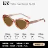 Nuevas Gafas de Sol Retro Ojo de Gato con Bisagra TR90 para Hombres y Mujeres de Marca Grande Europea y Americana de Gama Alta Polarizadas Transfronterizas de Moda