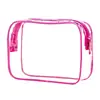 Bolsa de Maquillaje Transparente de PVC para Mujer, Bolsa para Snacks de Gran Capacidad, Amigable con la Inspección de Seguridad del Aeropuerto, Fácil de Limpiar, Alta Definición, Diseño de Nicho