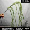 Flores de Simulación para Bodas Fabricante Plantas Verdes Picos de Bambú Hojas Verdes Estilo Bosque Nuevo Arreglo Floral para Salón de Bodas Techo Alto Materiales de Follaje