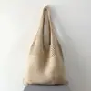 Bolso de Hombro Individual Hueco Tejido a Mano para Mujer Bolso Tote Nuevo Transfronterizo Bolso de Playa Gran Capacidad Bolso de Mano de Moda