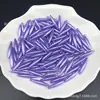 5*25mm aguja colgante de gota de agua colorida tocado accesorio traje minoría Miao colgante de perla de imitación acrílica
