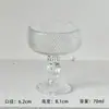Copa repujada con un diseño elegante, copa de cóctel mini, vaso creativo para bebidas, copa de martini, copa de postre