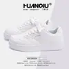 Zapatos Universales para Mujer Versátiles Zapatos Blancos Mujer Zhq68215 Primavera Nuevos Aumentadores de Altura Suela Gruesa Estudiante Populares Tenis Mujer