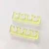 En stock Separador de Dedos de Silicona Multicolores para Uñas, Separador de Dedos del Pie, Fijador de Esmalte de Uñas, Pin para Dedos de Uñas